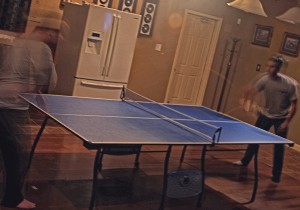 Sober Living Photos: A fast paced game of ping-pong, our official sport!